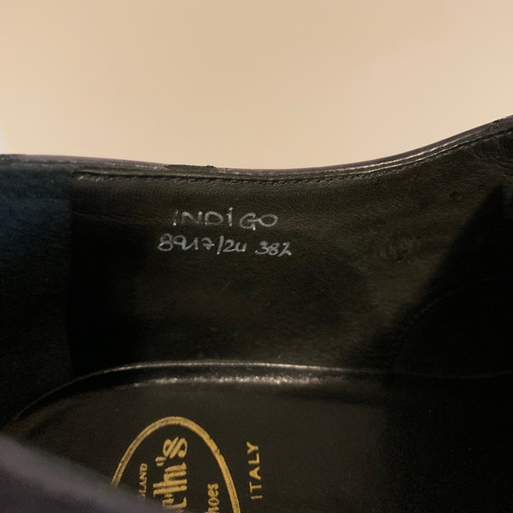 Navy women’s Church’s flat shoes - Picture 4 of 4